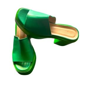 Bambi designed colorful sandals .